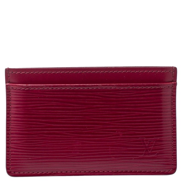 Louis vuitton epi fuchsia card case - Picture 7 of 7
